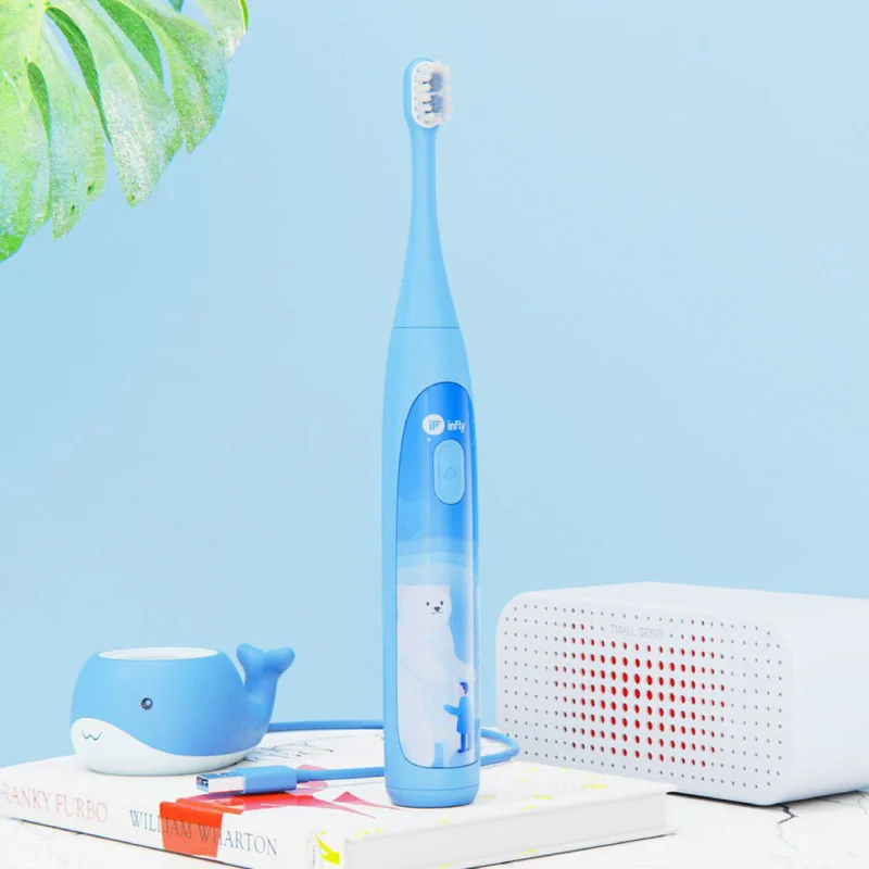 OEM Customized Wholesale Wireless Charge Children Silicone Electric Toothbrush Soft