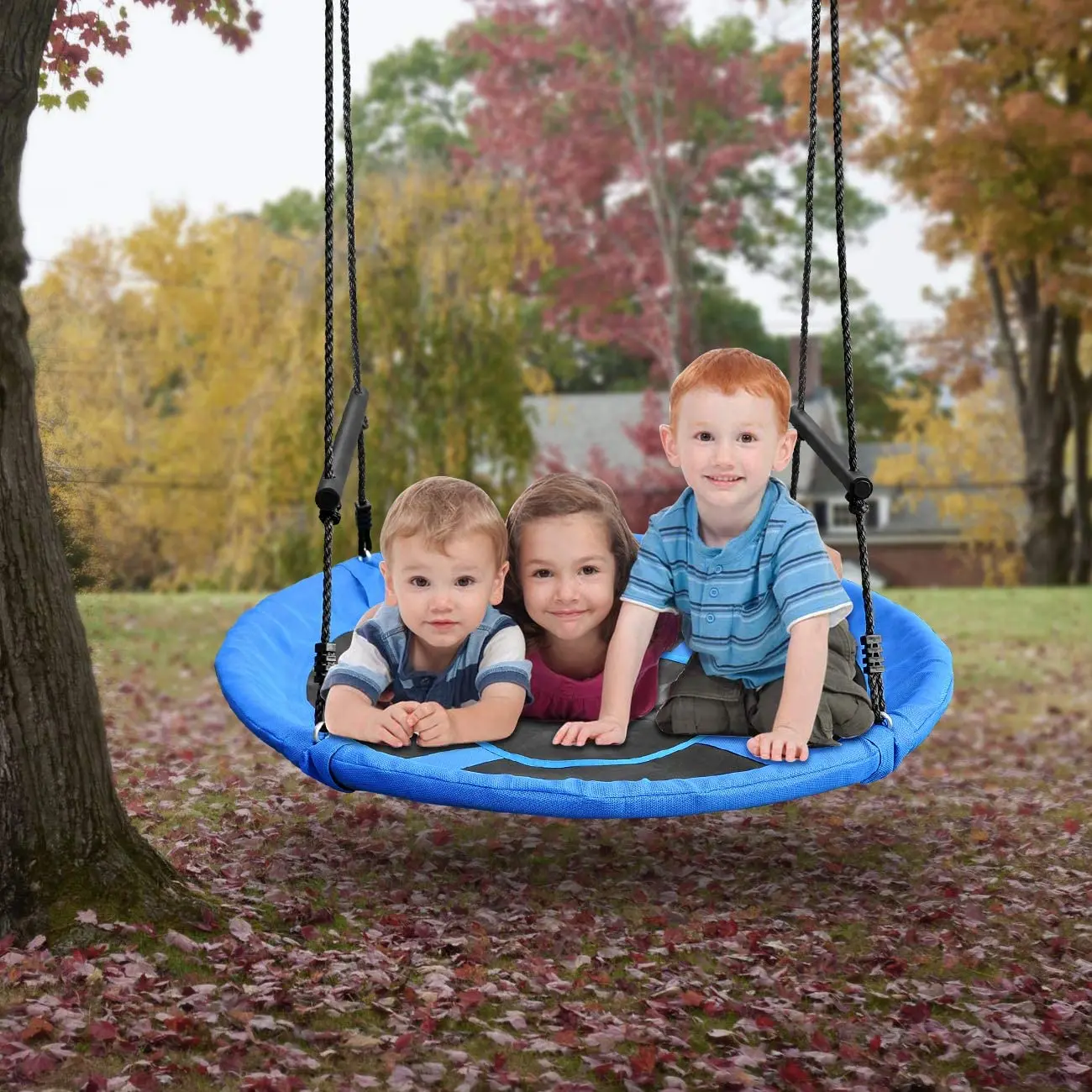 High Quality Safety Outdoor Indoor Round Swing Large Children Saucer Tree Swing