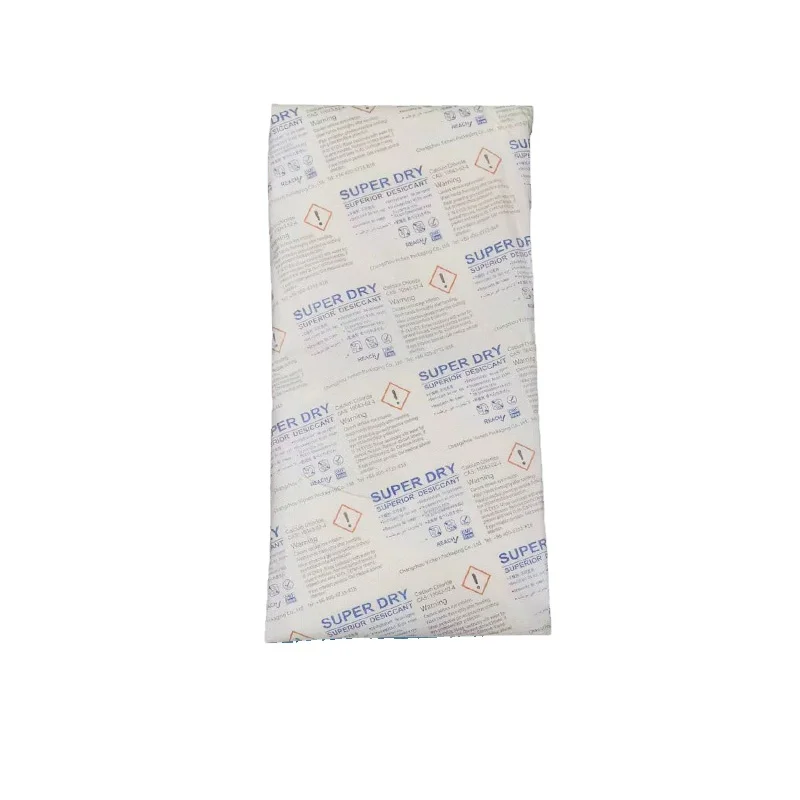 Calcium Chloride Cacl2 Desiccant Bags 1Kg Container Desiccant With Hook For Shipping