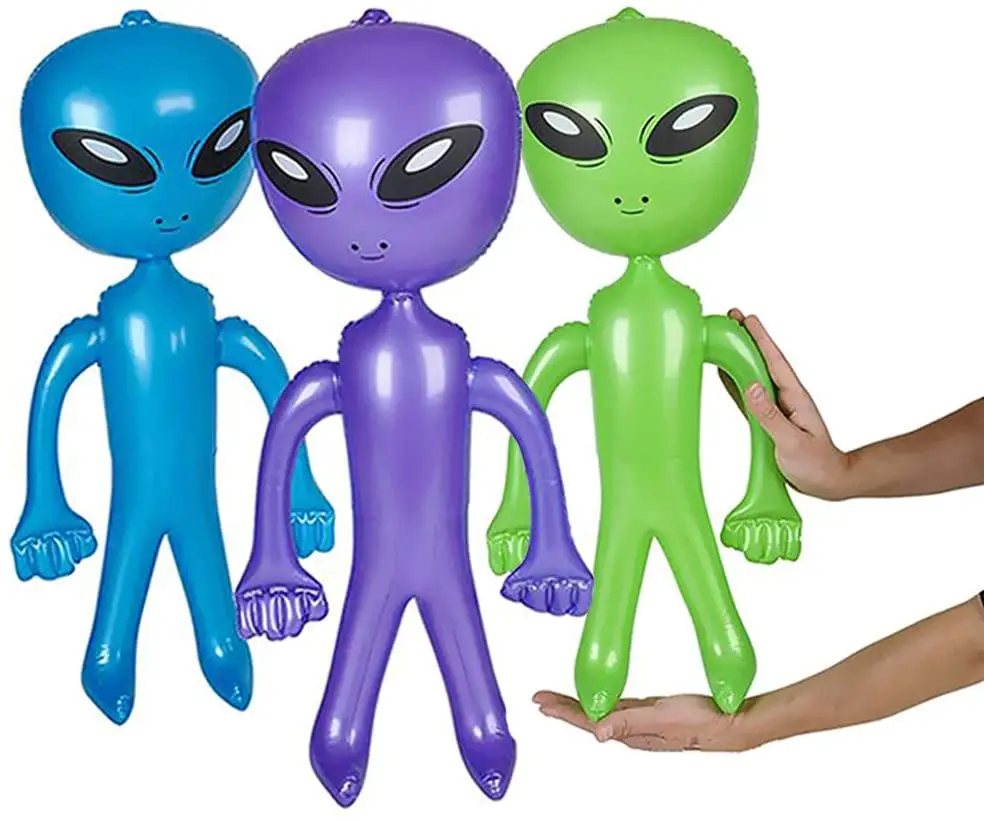 24 inch inflatable Alien toy for costume party decorations Eco-friendly CE certificate
