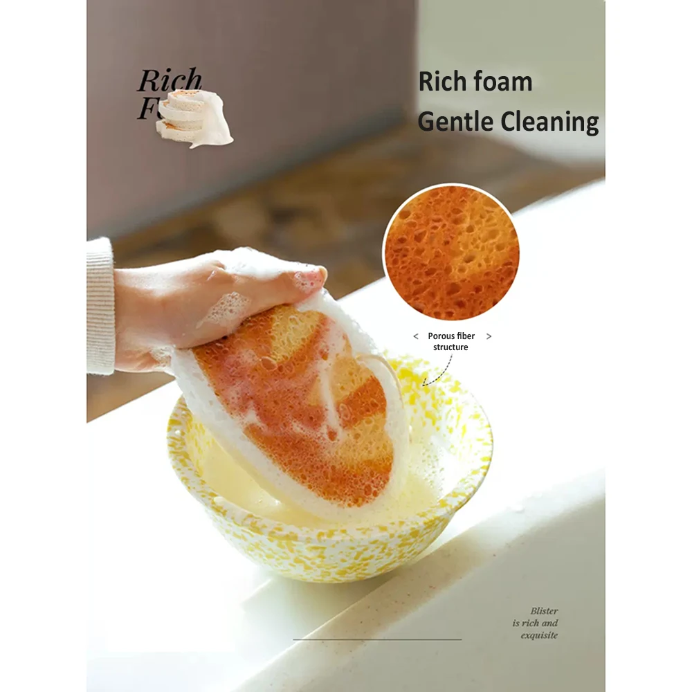 Wholesale Custom Eco Friendly Dish Washing Kitchen Kitchen Compressed Cellulose Cleaning Sponge