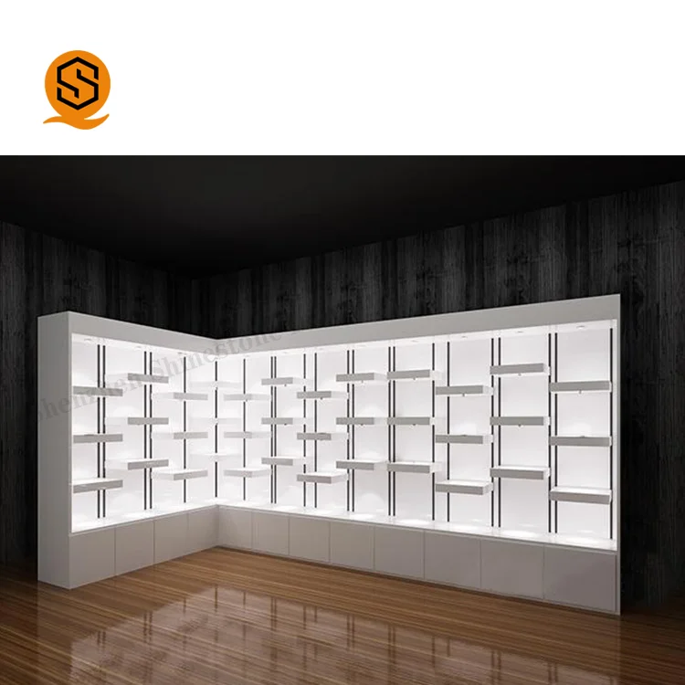 Косметика/Товары для макияжа акриловая каменная витрина стеллажи демонстрации белой