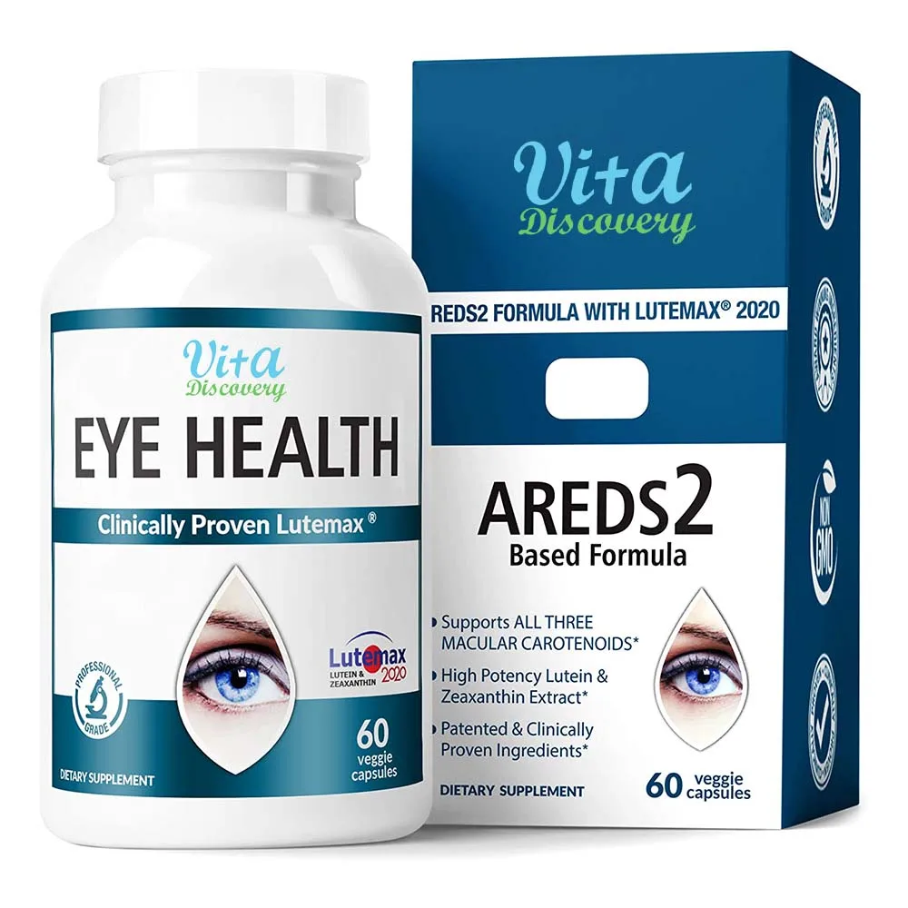 Private Label High Quality Vegan Lutein Zeaxanthin And Bilberry Extract Capsules Supports Eye Supplement Capsules
