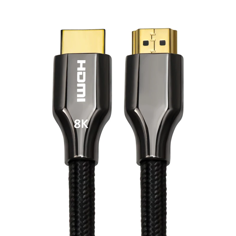 Posh Shine Ultra HD High Speed Support 48Gpbs Bandwidth HDR 8K 60Hz 4K 120Hz Resolution Heavy Duty Gold Plated HDMI 8K Cable