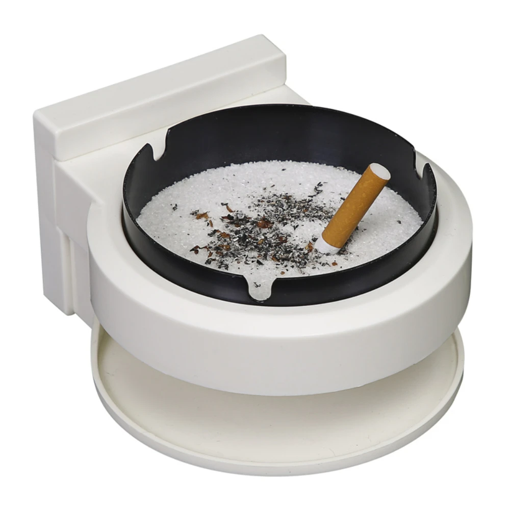 Wall-mounted creative fashion ashtray toilet punch-free suction cup European-style personalized ashtray