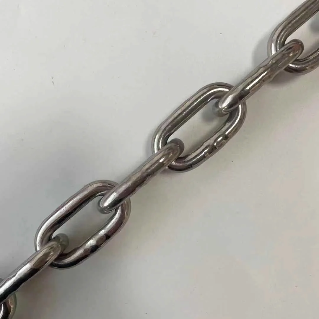 Customized  316 Stainless Steel Welded Steel Korean Standard Link Chain