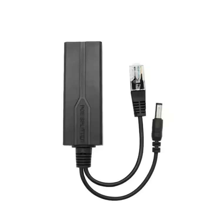 Low Price Standard 12V 1.2A Non-Isolation Type 100Mbps Poe Splitter 48V To 12V Network Camera Cable Power Supply Module