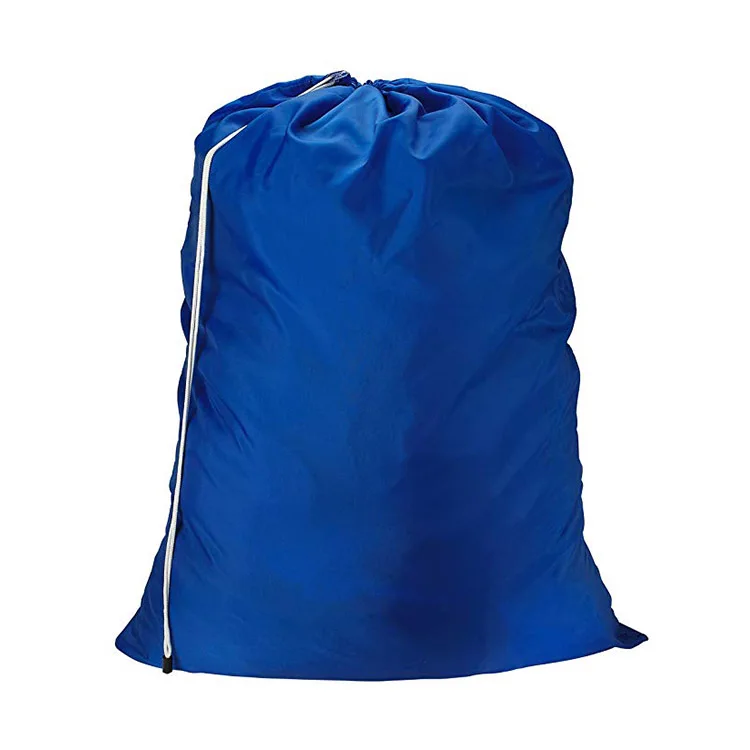 
Wholesale Blank Reusable Durable Polyester Travel Laundry Bag 