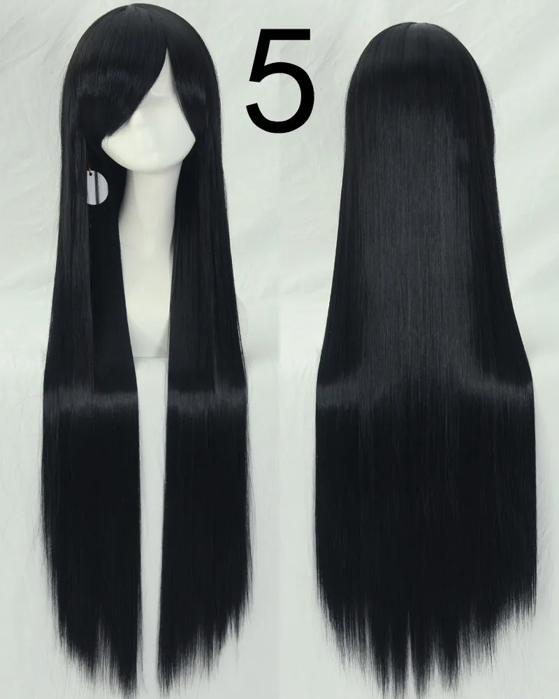 Colorful Beauty 39 Inch 100cm Long Straight Anime Cosplay Wig Party Wig for Halloween Cosplay