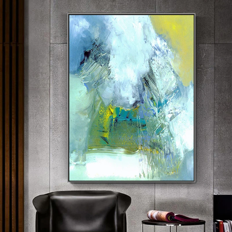 Abstract Home decoration mdf board picture canvas print wall art painting