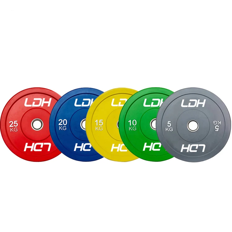  LDH Фитнес Тяжелая лифтинг oem бампер пластина кг Пользовательский