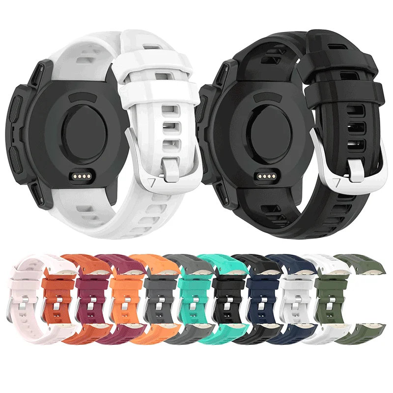 20mm Official Quickfit Silicone Watch Strap Band for Garmin instinct 2S Smart Watch Band
