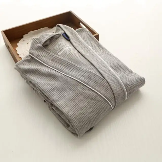 Luxury Designer Wholesale Men Custom logo Wedding Sleep Cotton Hotel Spa Robes