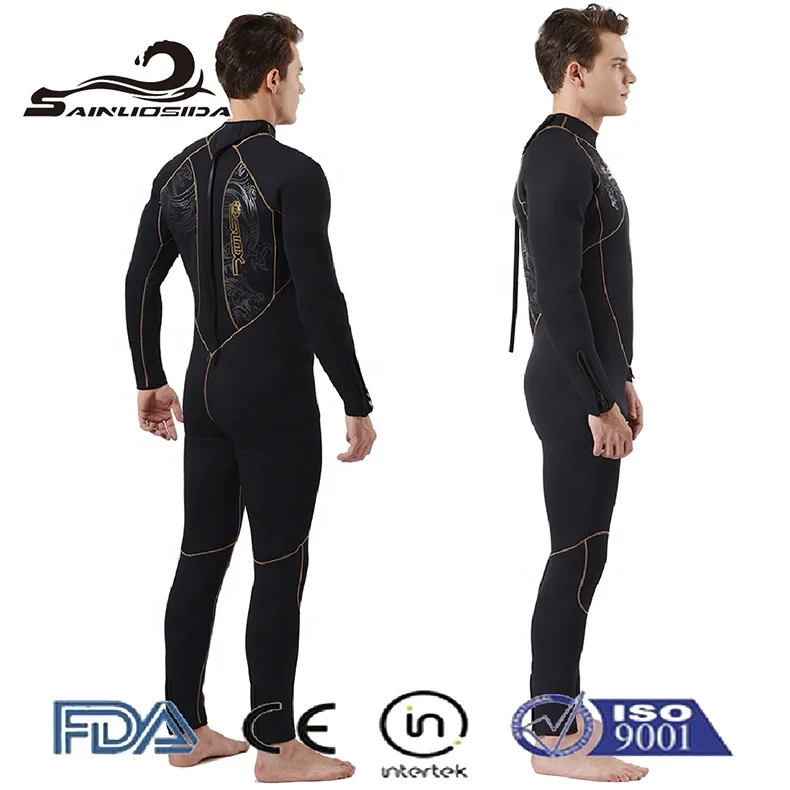 W1003 2020 New OEM support  warm sunscreen 5MM neoprene triathlon diving suit