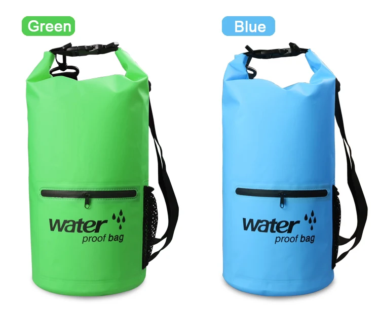 Customized logo swimming mesh bag backpack sports bag for children with zipper pocket