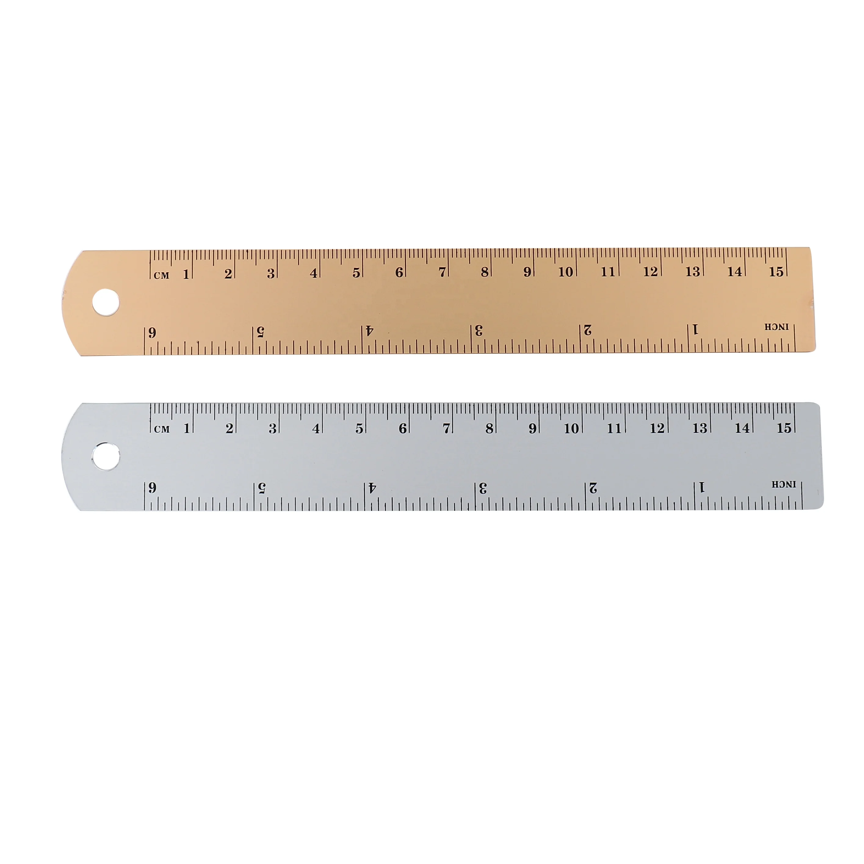 Metal ruler 30 cm and 15cm size for office use
