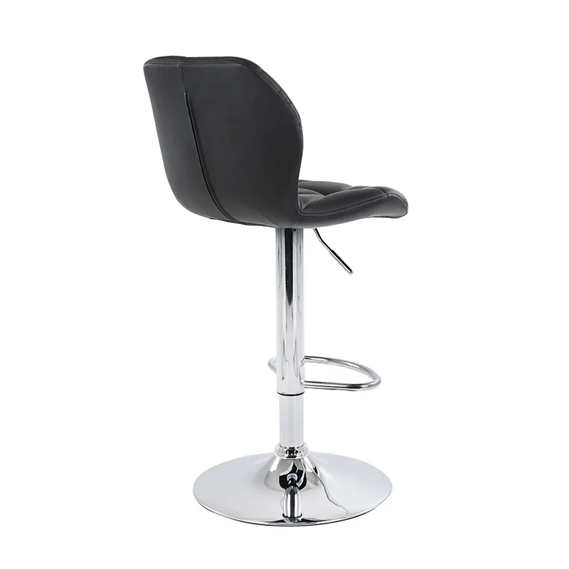 Cheap price bar stools and restaurant chair sets kitchen chair black pu leather swivel bar stools bar chair