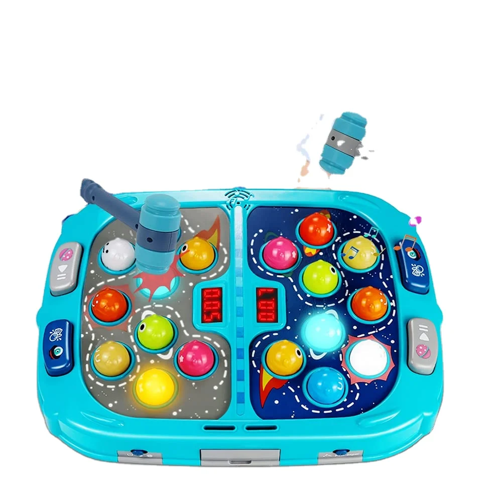 Whack A Mole Game Whack A Mole Game for Toddlers Pounding Toy Kids Interactive Educational Toys with Sound and Light PK Mode