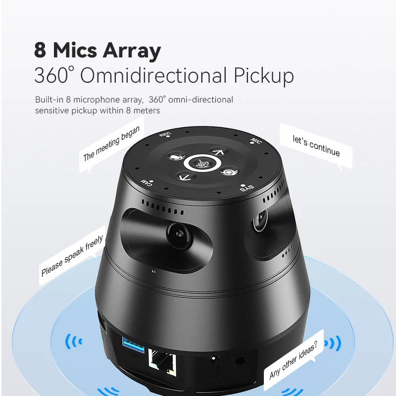 Anywii 360 meeting camera usb conference device videoconference system camera video conferencing price