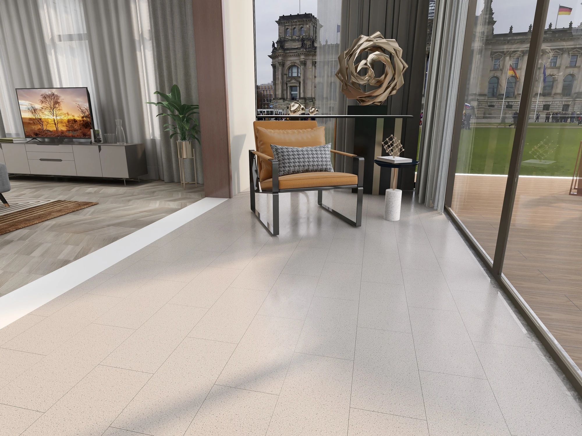 flooring 4mm interlock click lvt spc flooring Luxury Vinyl SPC Stone Plastic Composite