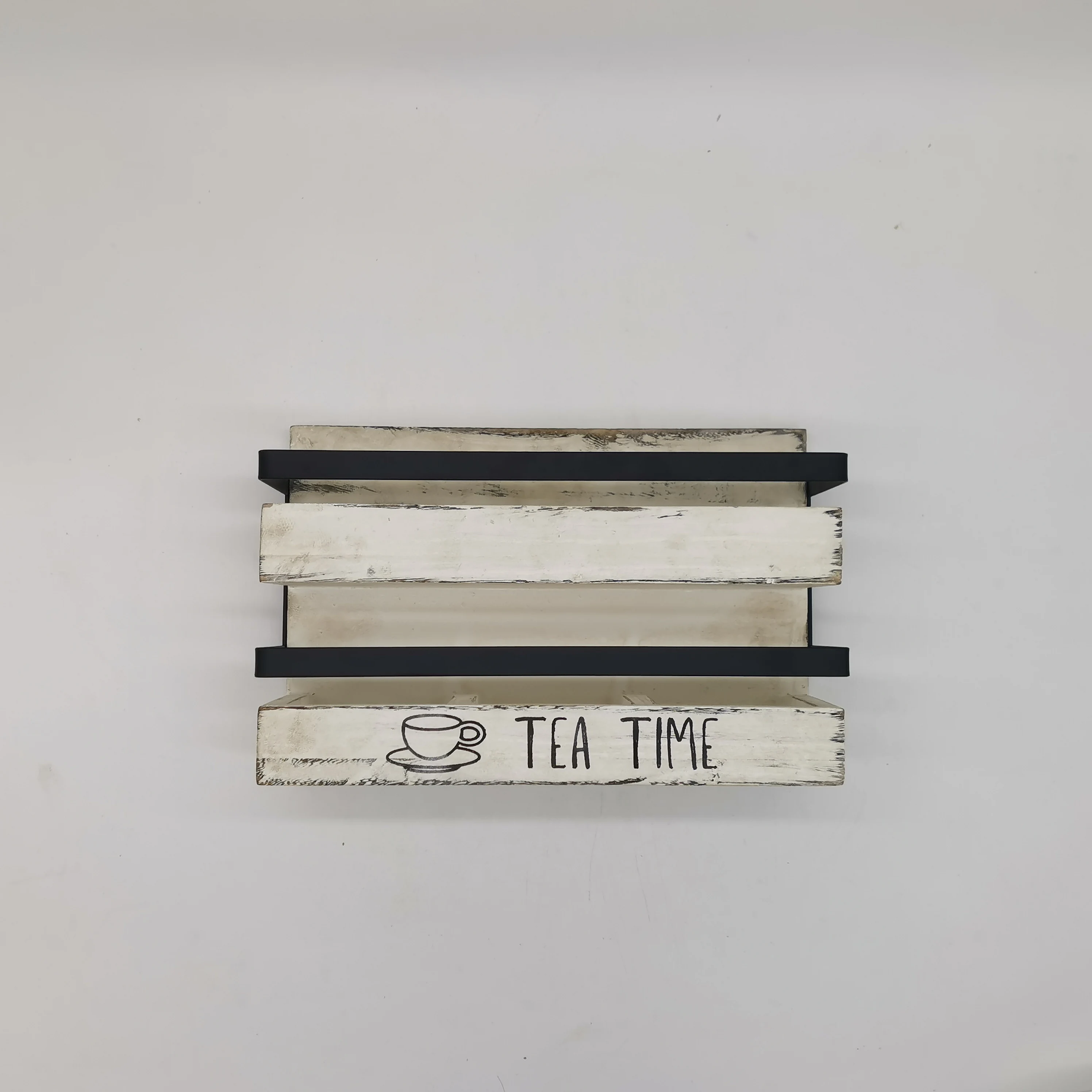 Hot Sale Wall Mounted Floating Shelf Hanging Storage Display Shelf Wooden Floating Tea Rack
