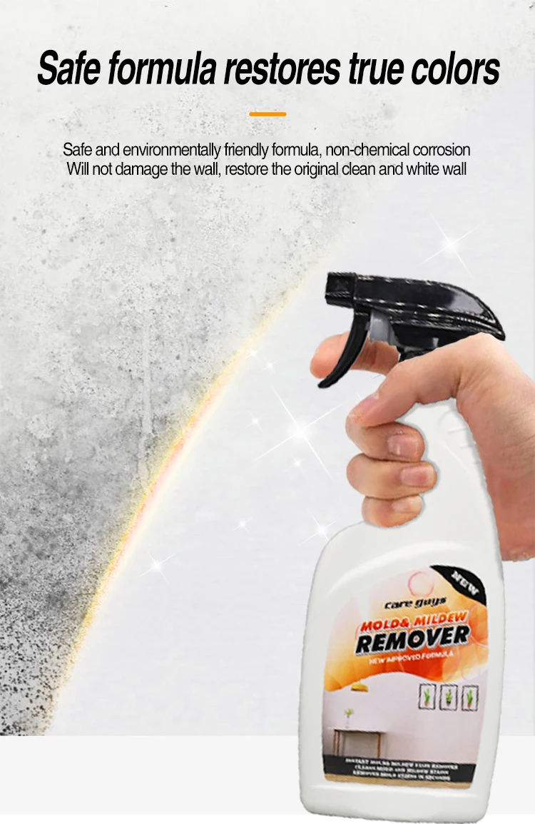 Household Cleaner Deep-Cleansing Action For Use on Multiple Surfaces Removes Stubborn Mold and Mildew Stains