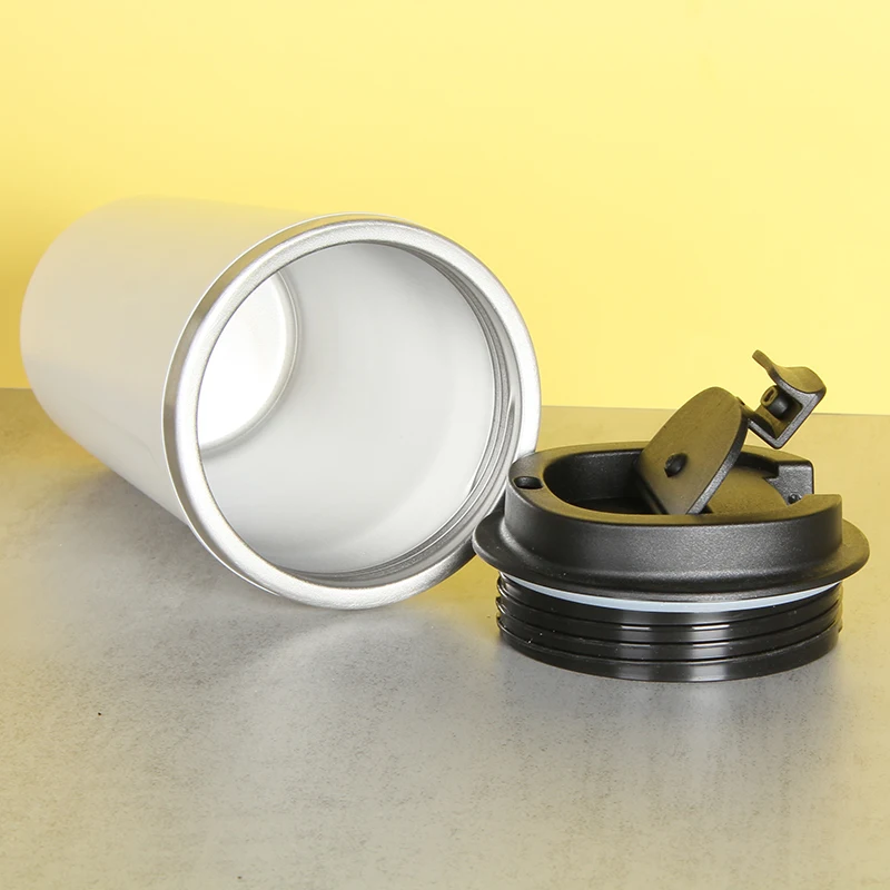 White Big Capacity Hand Coffee Cup 500ML for Picnic Or Camping