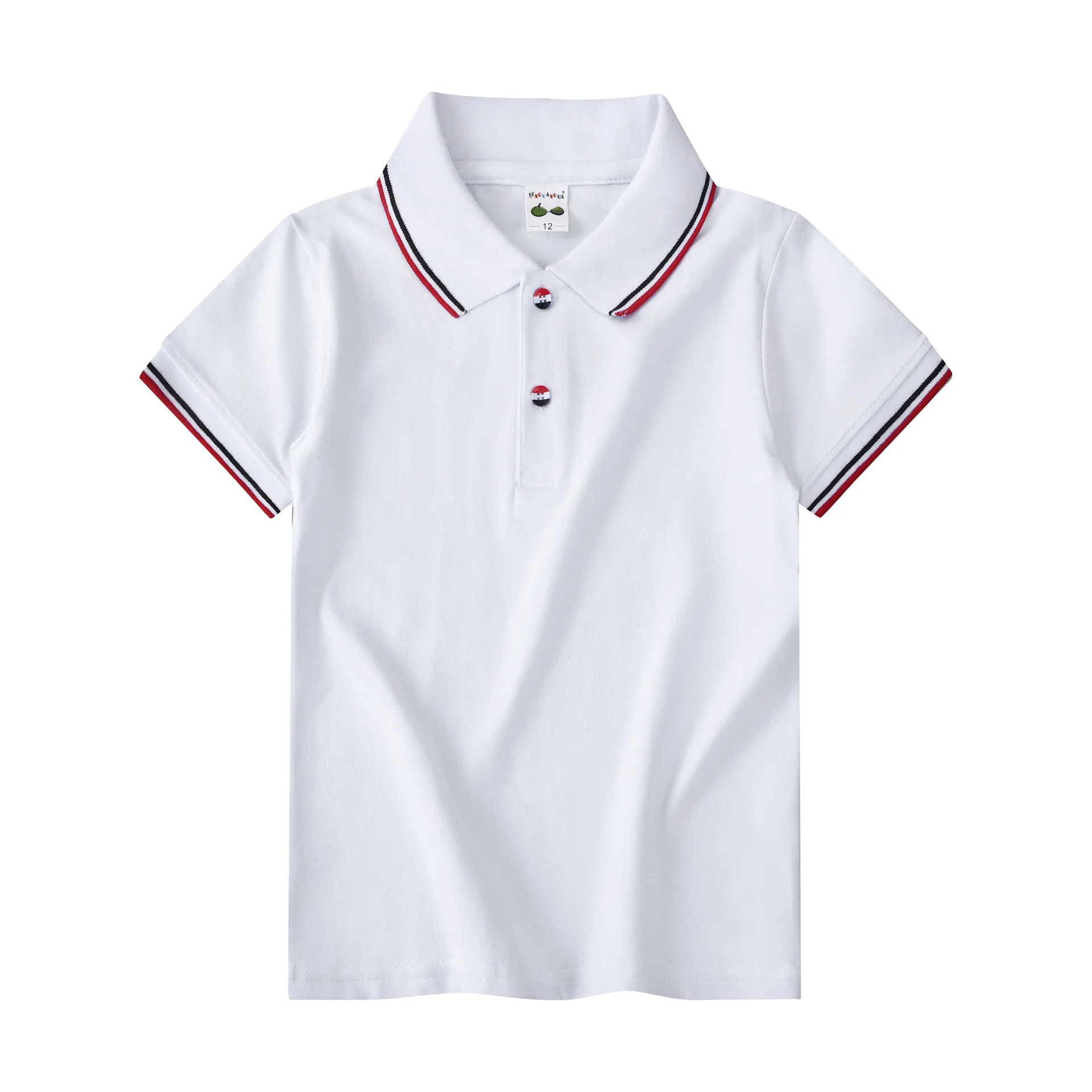 Kid Clothes Wholesale Custom Children School Uniform Polo Shirts Plain Cotton Short Sleevekids Boy Kids Shirts
