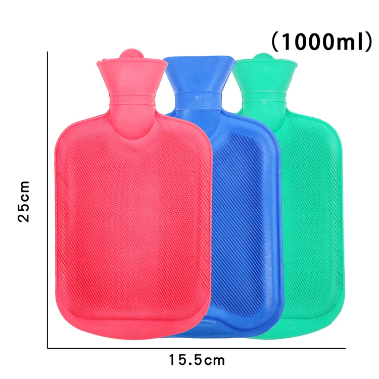 ShenZhen Manufacturing 2022 Year Hot SaleHot Water Bottle Large 1000ml Warm Water Bag Waist With Cover Hot Water Bottles Rubber