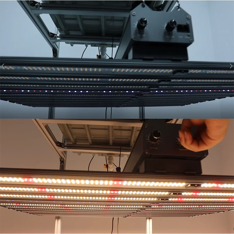 1000W LED Grow Lights bar Full Spectrum UV Led Grow Lamp with 0-10V Dimmer 301h Evo Spider Famer Vertical Farm for  Indoor Plant