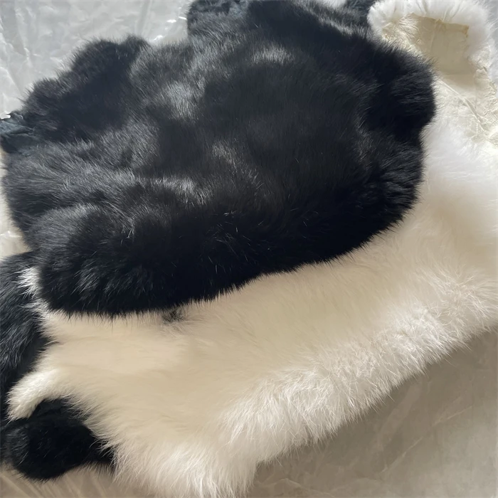 Origin Rex Rabbit Fur Plate Real Rex Rabbit Pelt Plates