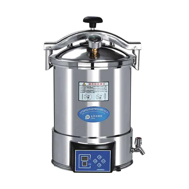 Hot selling 18L/24L stainless steel dental autoclave class b for lab autoclave manufacturer stainless steel pressure cooker