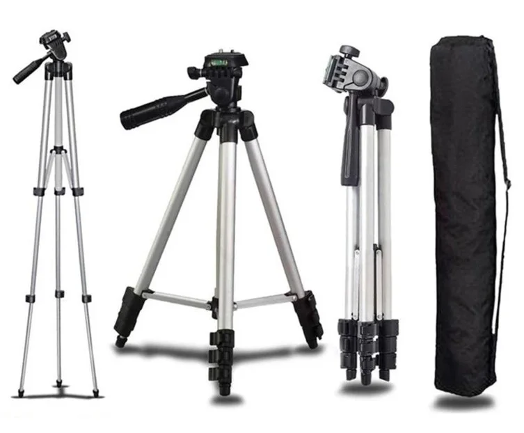 hot new Classic Lightweight Portable Aluminum Camera Tripod 3110, Ring Light with Tripod Stand