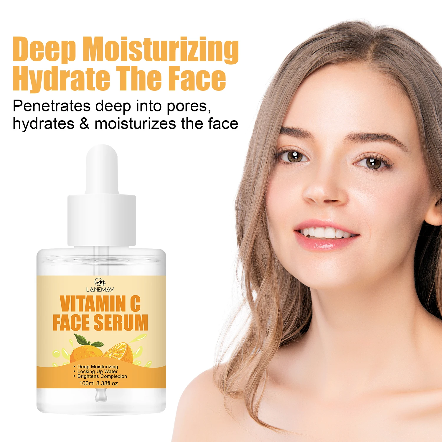 Factory Price Travel Size Face Care Collagen Anti Aging Wrinkle Dark Spots Removal Serum Facial Vitamin C Serum