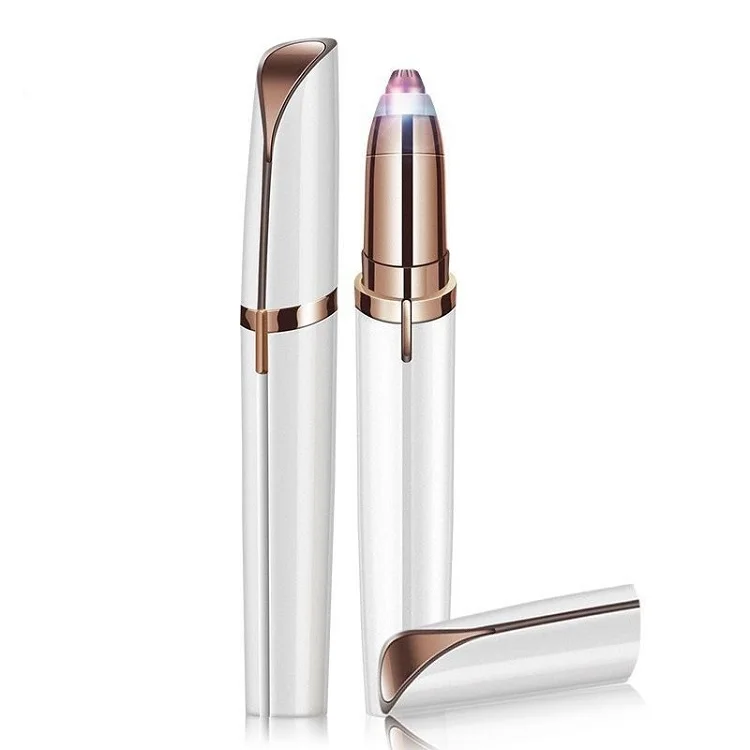 Portable Electric Painless-precision Pencil Trimmer Razor Tool Eyebrow Epilator Rechargeable Eyebrow Hair Remover for Women