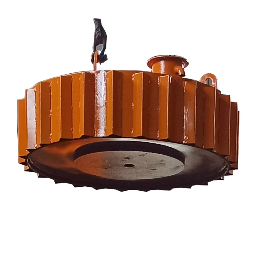 rcdb manual cleaning suspended electromagnets separating separator for solid waste sorting