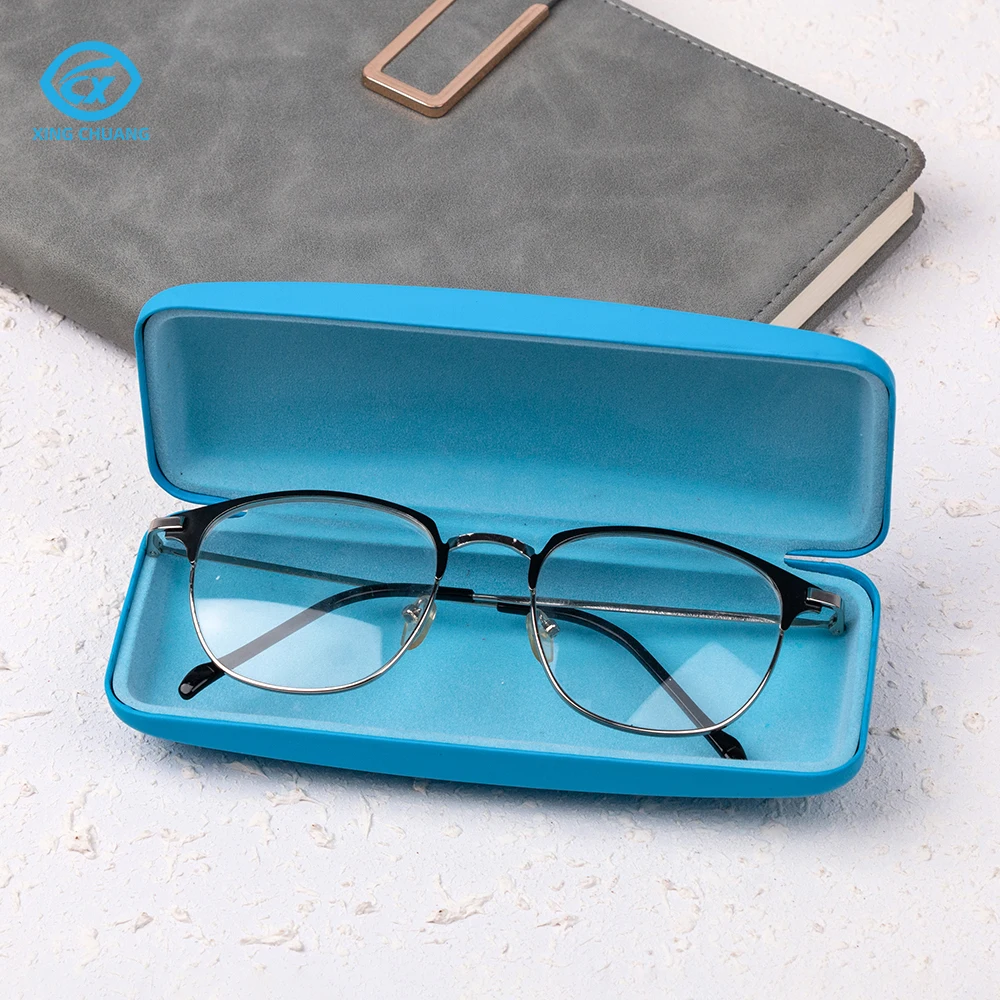 Wholesale High Quality Portable Metal Box sunglasses case custom logo eyewear case spectacle case