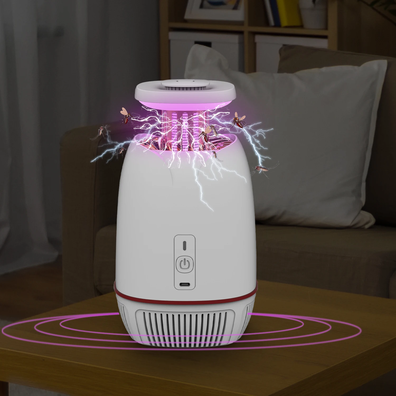 Indoor and Outdoor Smart Electric UV Light Mosquito killer Fly Trap for Home Patio Backyard Bug Anti Mosquito Insect Control