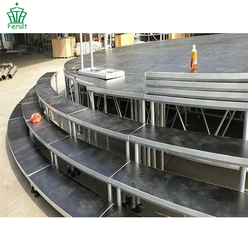 High Quality Customization Stage Truss System Round Circle Stage Truss Wedding Concert Performer Event Truss Round Circle Stage