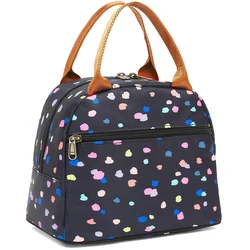 Zippered Insulated Lunch Bags Cooler Women, Reusable Sublimation Lunch Bags Blank For Adults,l Insulated Lunch Bag Thermal