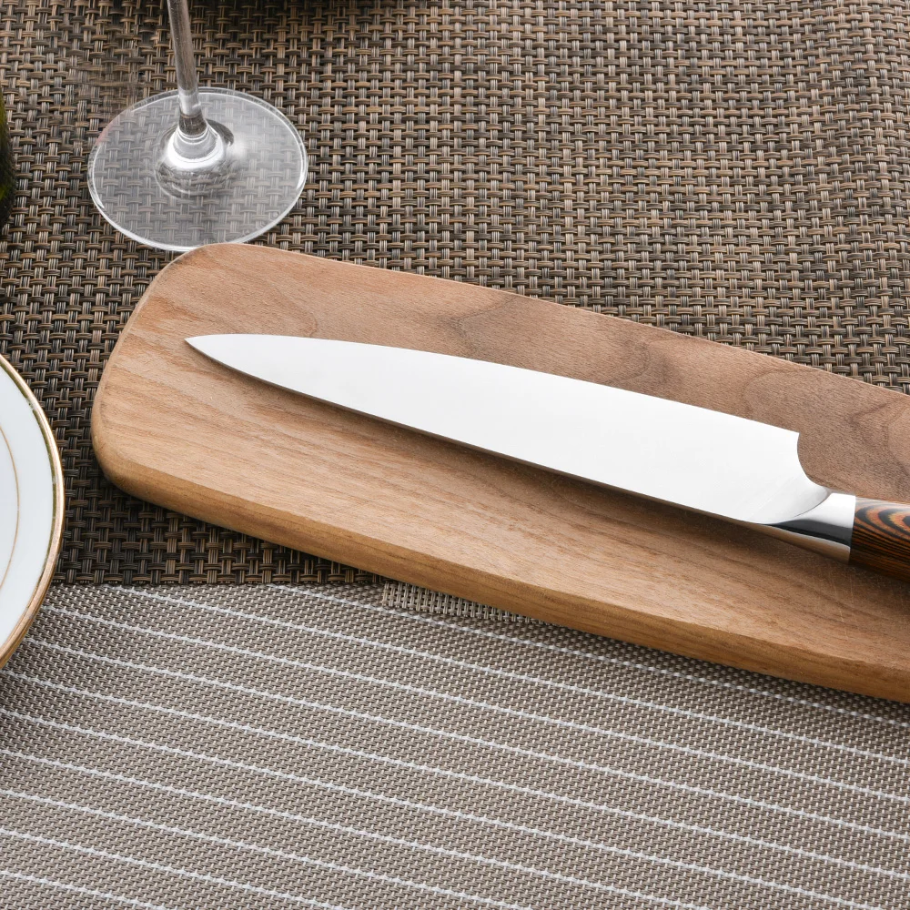 RUITAI Amazon premium sharp 5Cr15MoV pakkawood handle 8 inch FBA in stock chefs knife with gift box