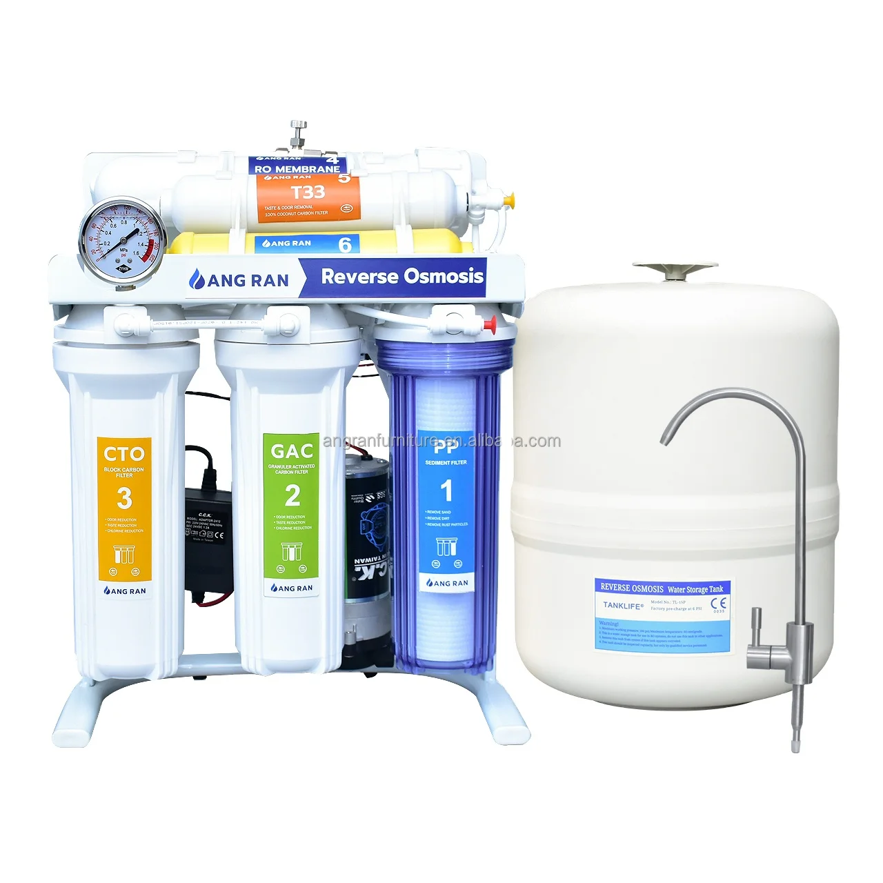 Household central water purifier, whole house high flow household water filtration system, central water purifier