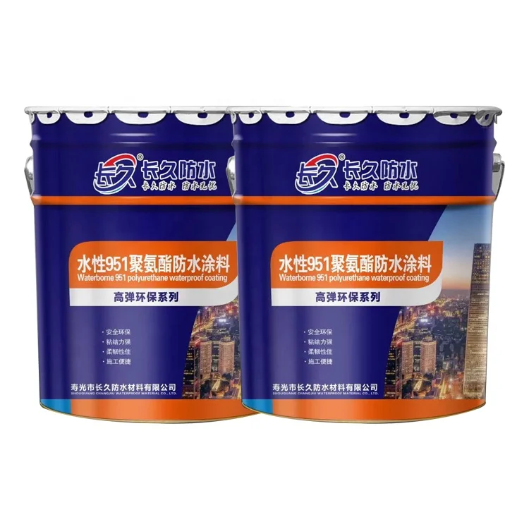 
Modification acrylic waterproofing coating water based membrane waterproof acrylic roof coating sealant For Wall roof 