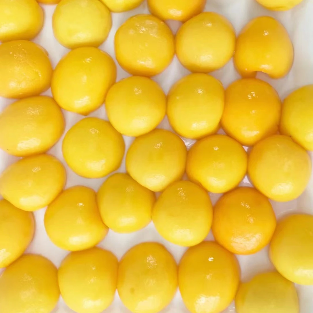 Canned Peaches in Syrup Fresh canned yellow peaches for baking