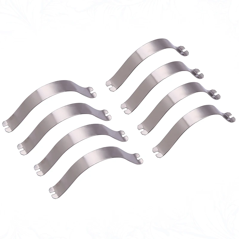 External metal frame shrapnel certificate back gap fixing nail back button top flat card