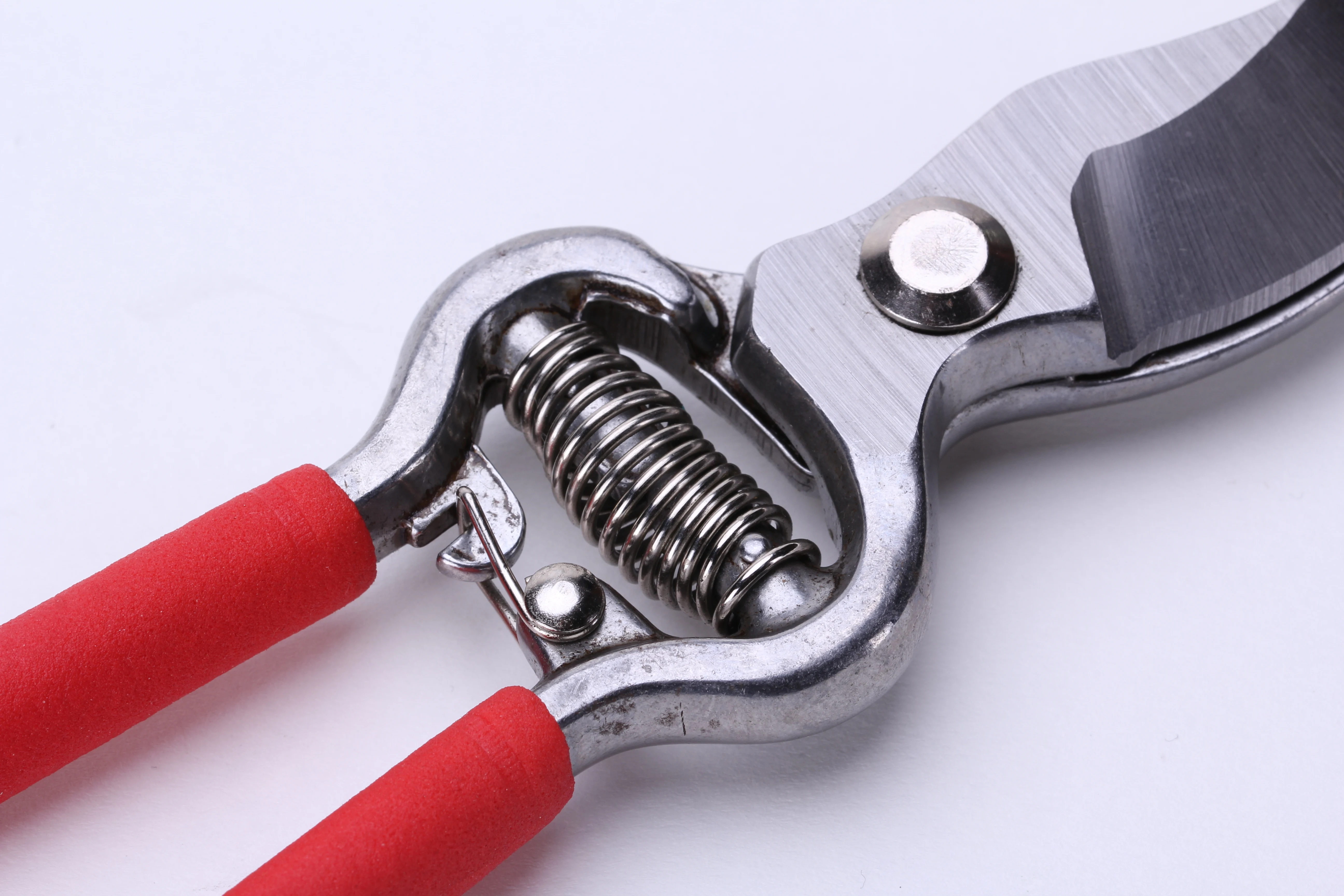 Wholesale High Quality 8 Inch Garden Tool Anvil Pruning Garden Scissors with Plastic Handle OEM Customization Supported