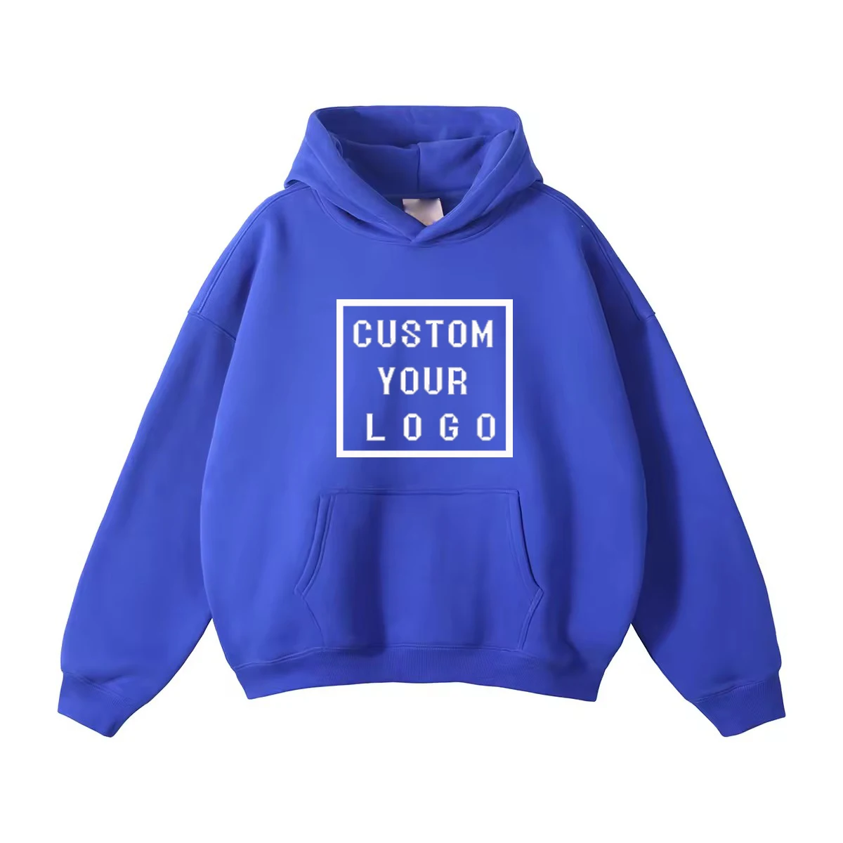Wholesale hooded sweaters pullover drawstring blank hoodie no strings embroidery print hoodie manufacturer custom made hoodies