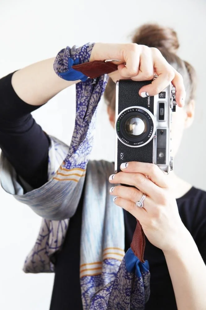 ZONESIN Custom Soft Fabric DSLR Neck Staps Scarf Camera Straps