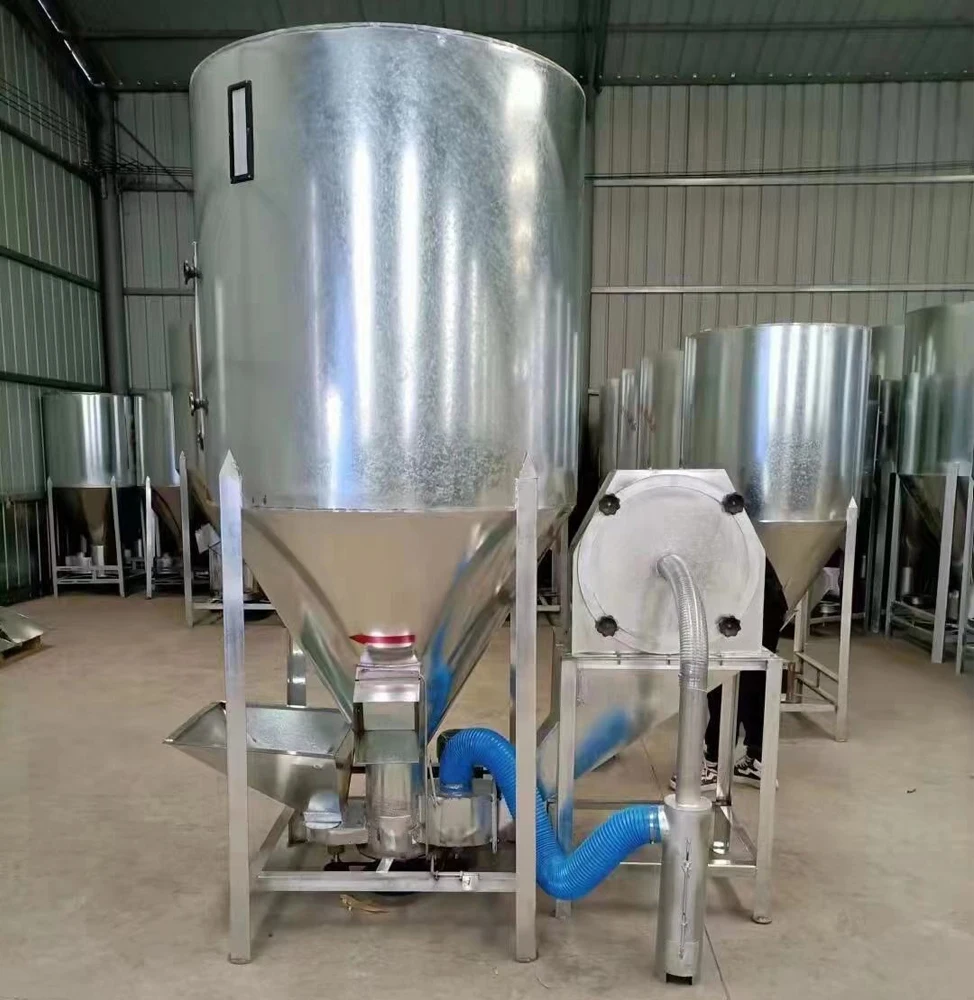 Leading R&D level animal feed  pellet  production crushing and mixing line