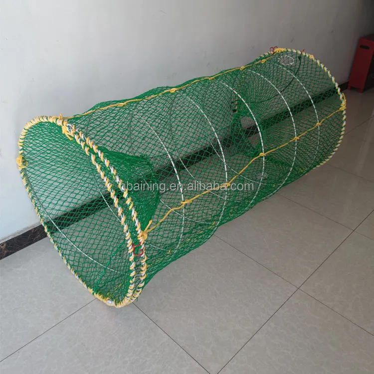 Рыбные ловушки для продажи пружинная сетчатая ловушка Раков пруда рыболовные 70130 см США